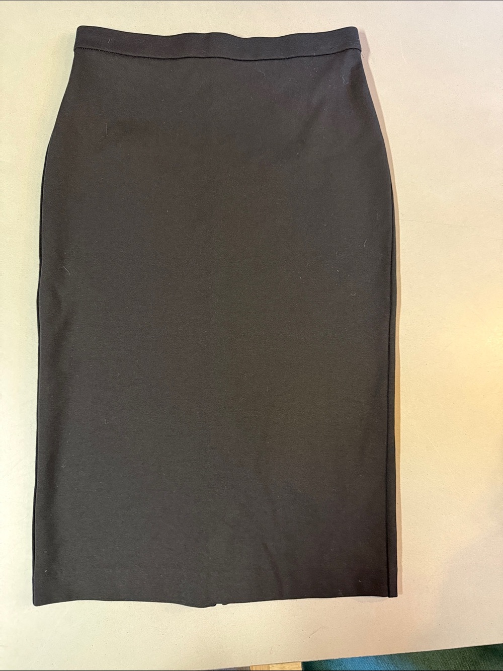 Theory Black Slim Pencil Skirt